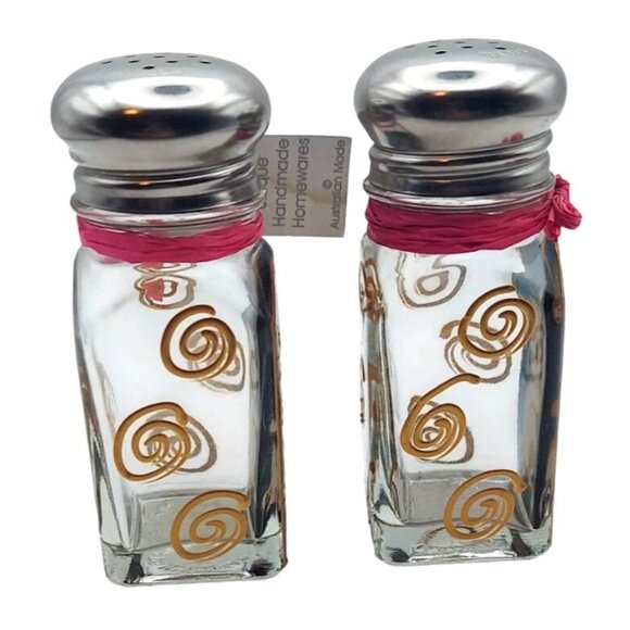 Liza Enger Handpainted Koala Bear Glass Salt & Pepper Shakers Gift Box Australia - Picture 4 of 13